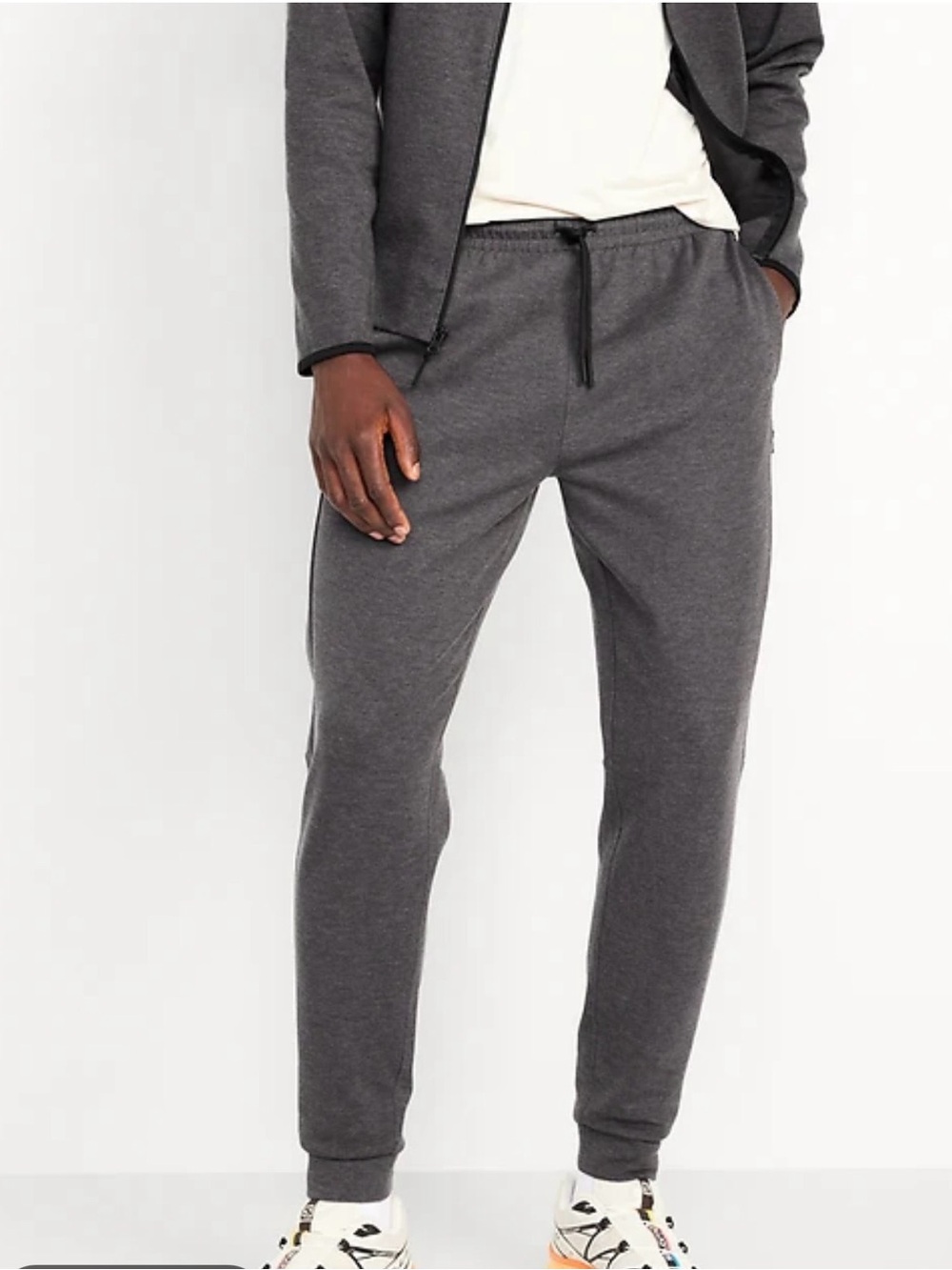 Old Navy men’s size large four-way stretch Charcoal Gray Jogger Pants